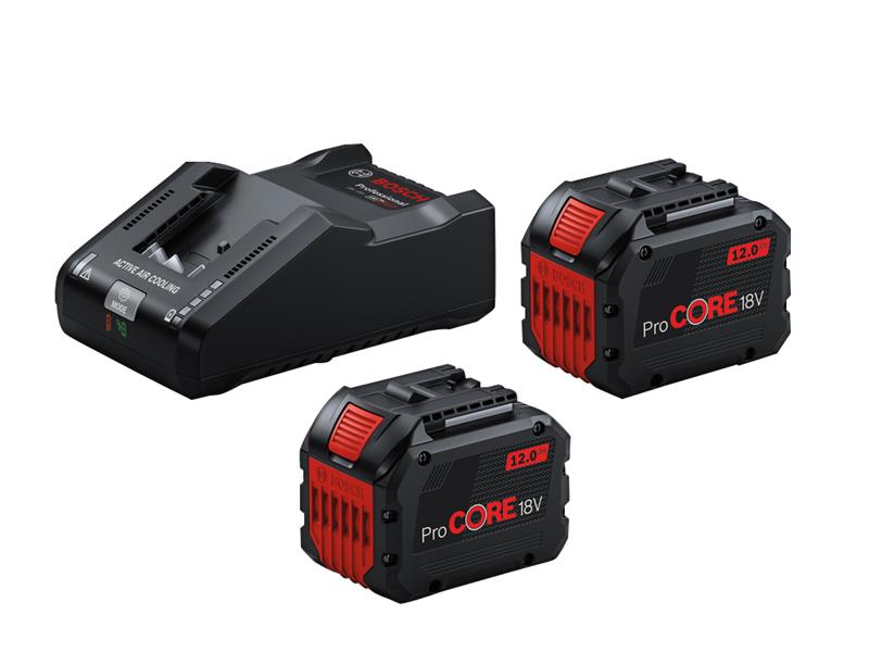 Bosch BSH600A02T5X ProCORE18V 12.0Ah Batteries & Charger Starter Kit 18V
