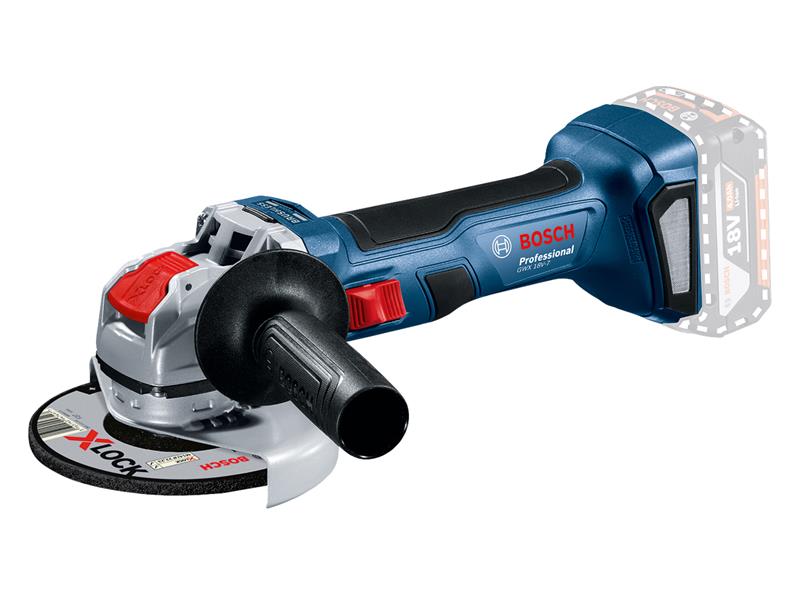 Bosch BSH6019H9103 GWX 18V-7 Professional X-LOCK Angle Grinder 115mm 18V Bare Unit