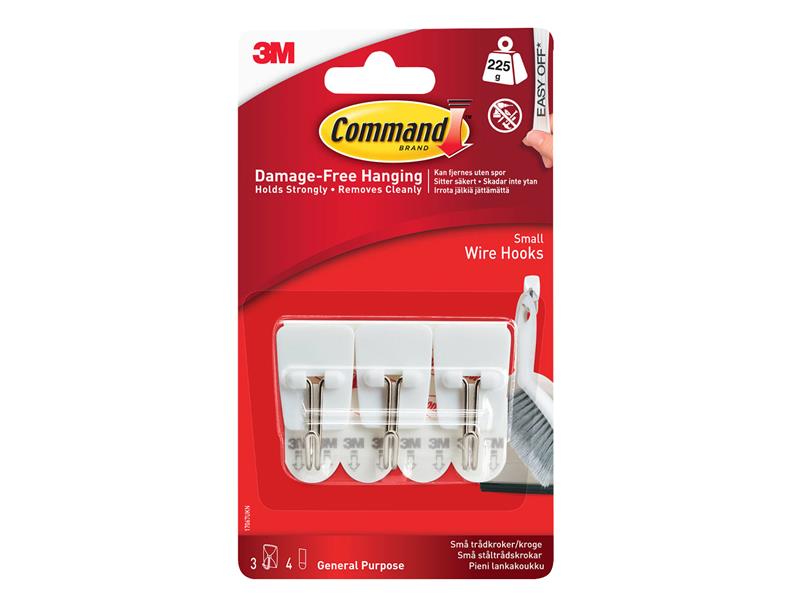 Command™ COM17067 White Wire Hooks