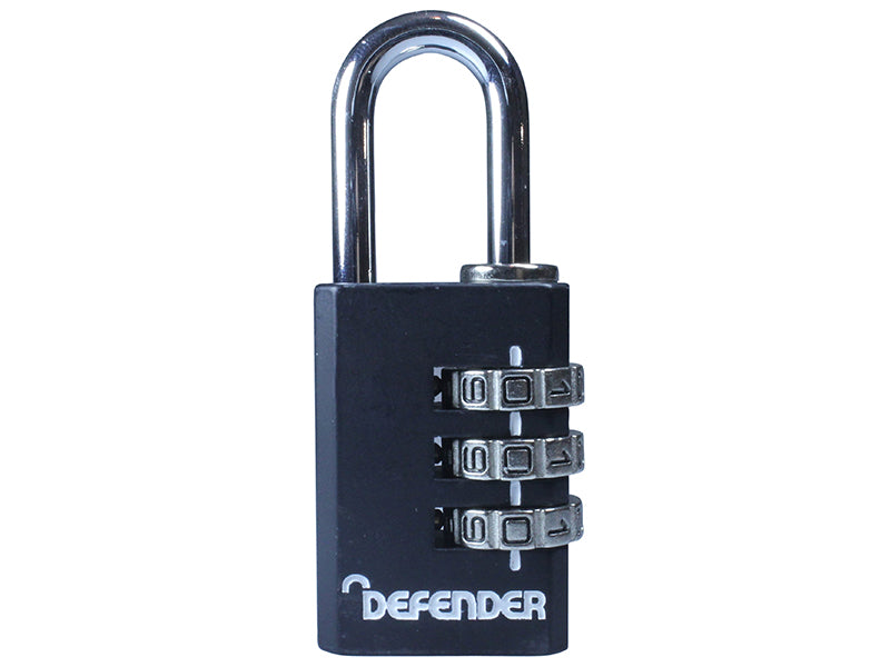 DEFENDER DEFCOMBI20 Die-Cast Combination Padlock
