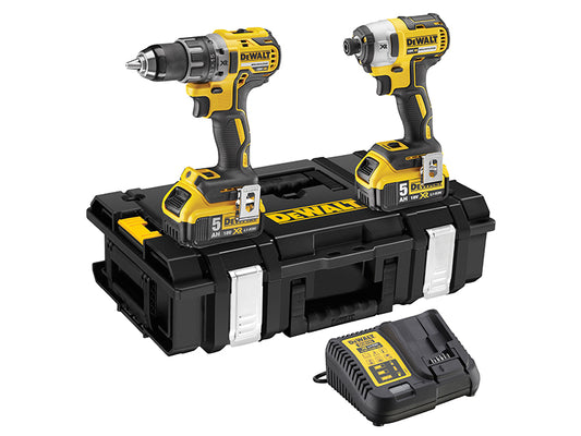 dewalt 18v xr brushless twin pack