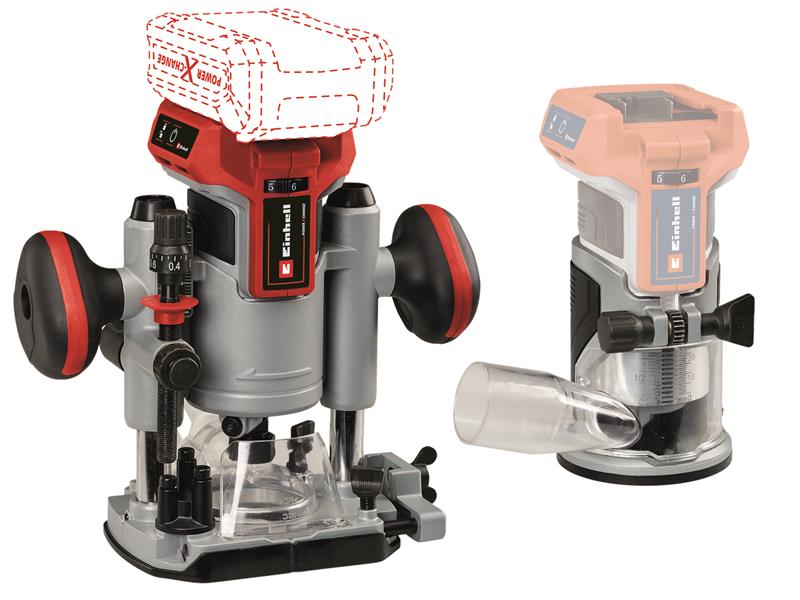 Einhell EINTPRO18KN TP-RO 18 Set Li BL-Solo Power X-Change Router/Palm Router 18V Bare Unit