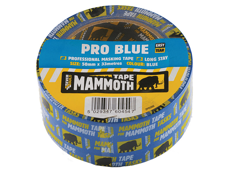 Everbuild Sika EVB2PRO50 Pro Blue Masking Tape