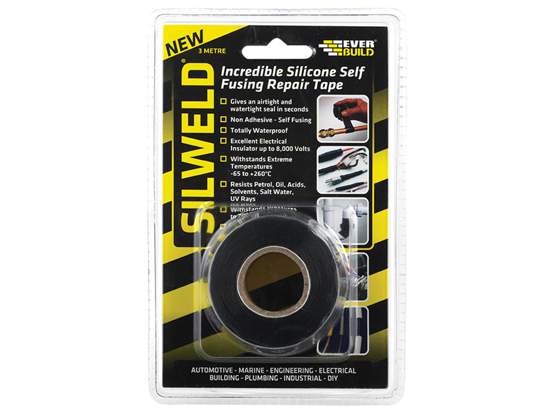 Everbuild Sika EVB2SWELDBK Silweld Tape 3m Black