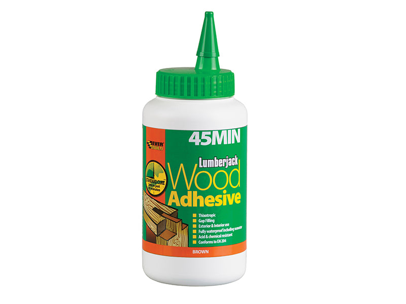 Everbuild Sika EVB45MINPU7 Lumberjack® 45 Min PU Wood Adhesive Liquid 750g