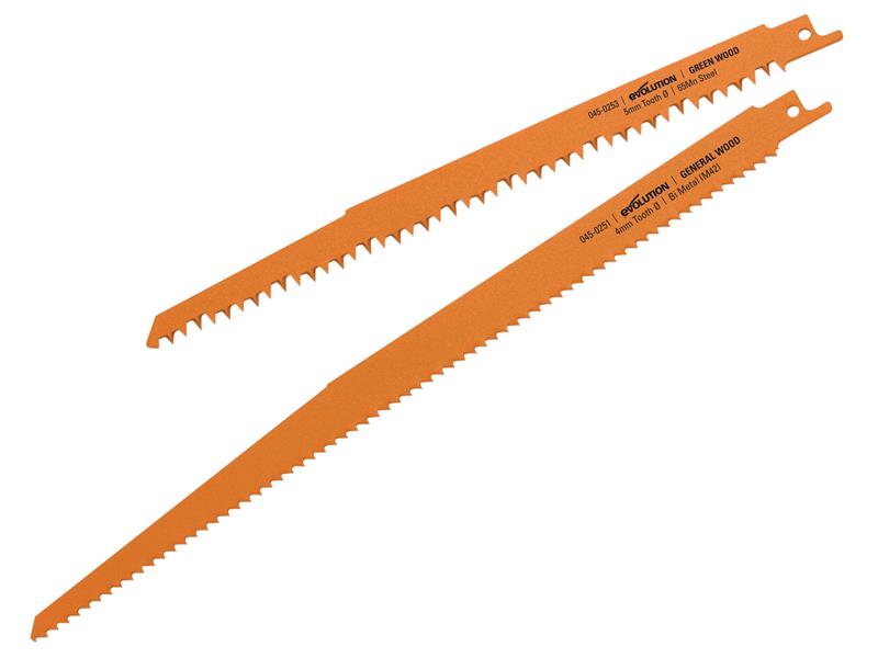 Evolution EVLRECWOOD RAGE8® Wood Cutting Blade Pack