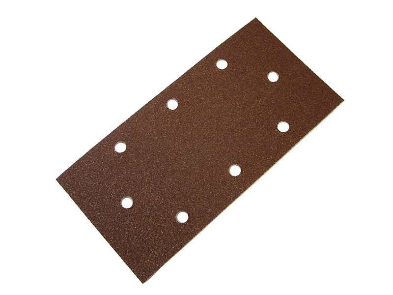 Faithfull FAIAOTSBDHL 1/3 Sanding Sheet B/D Hook & Loop Holed Assorted (Pack 5)
