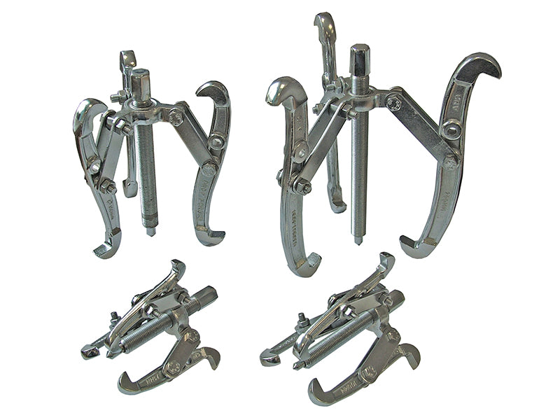 Faithfull FAIBEARPULL4 Bearing Puller Set, 4 Piece 75 100 150 & 200mm