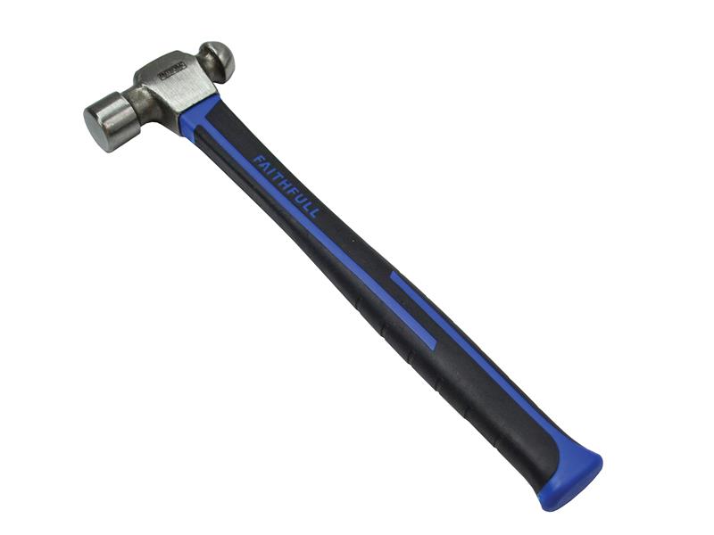 Faithfull FAIBPH8FG Ball Pein Hammer, Fibreglass Shaft