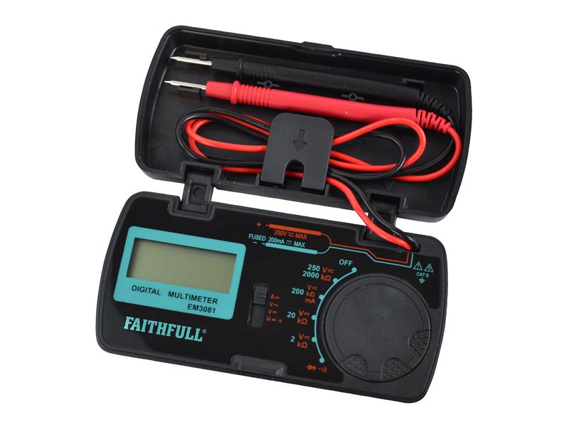 Faithfull FAIDETPOCKET Pocket Portable Multimeter