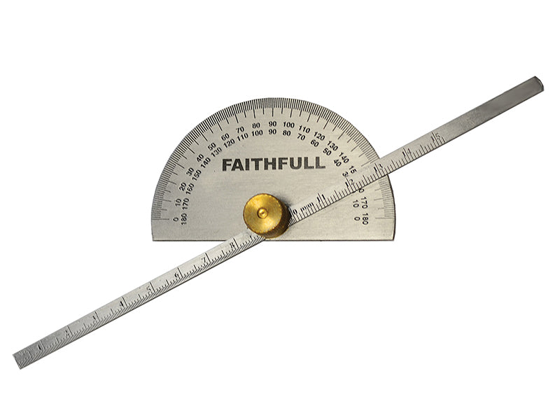 Faithfull FAIGAUGEDEPT Depth Gauge with Protractor 150mm (6in)