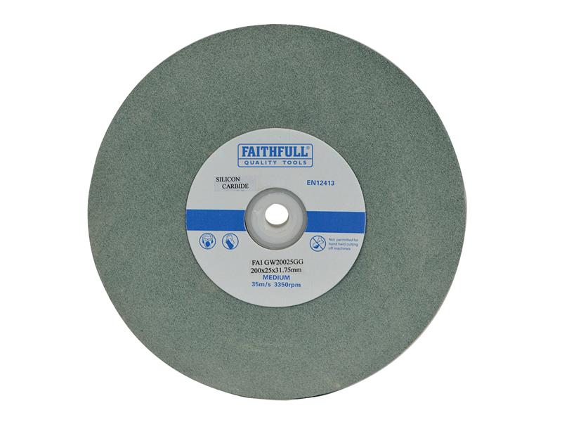 Faithfull FAIGW15016GG Grinding Wheels, Silicon Carbide