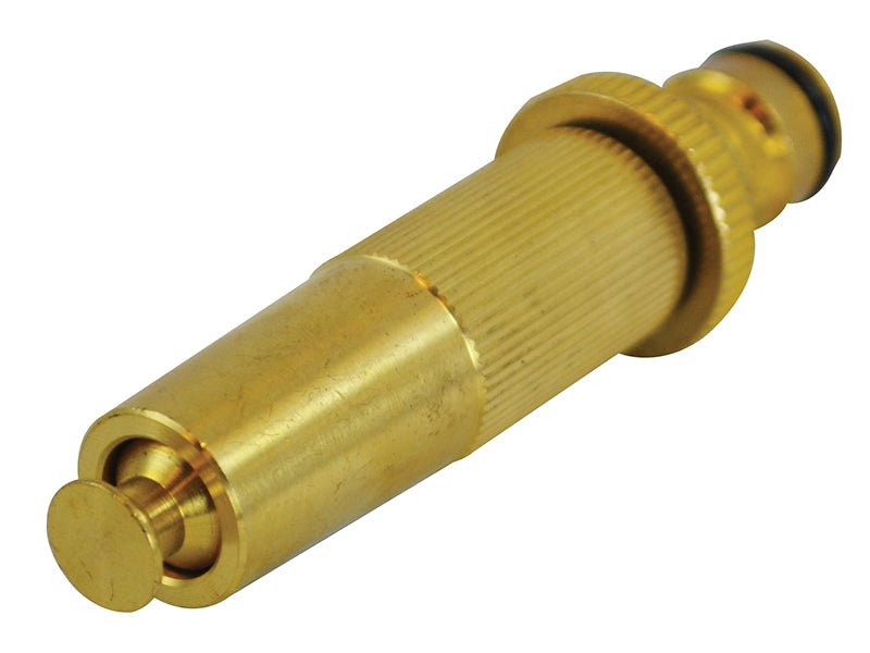 Faithfull FAIHOSENOZZ Brass Adjustable Spray Nozzle 12.5mm (1/2in)