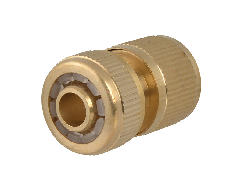 Faithfull FAIHOSEWC Brass Female Water Stop Connector 12.5mm (1/2in)