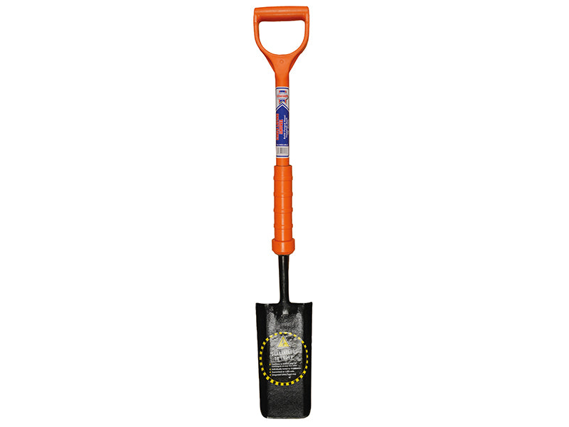 Faithfull FAIINSCABLE Cable Laying Shovel Fibreglass Insulated Shaft YD