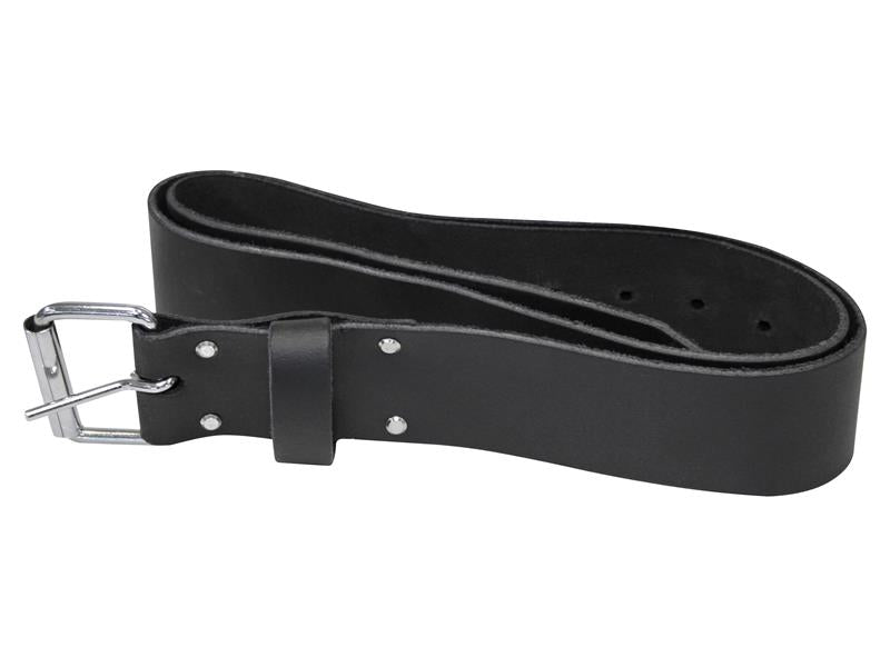 Faithfull FAILB134B Heavy-Duty Leather Belt Black