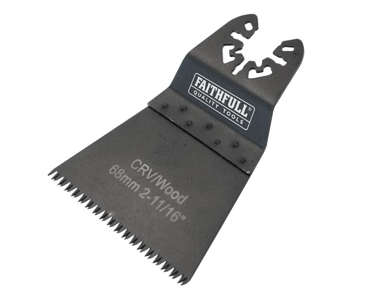 Faithfull FAIMFW68G Flush Fast Cut Wood Blade Ground Side Set CrV