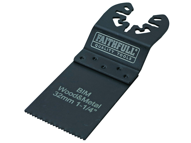 Faithfull FAIMFWM32 Bi-Metal Flush Cut Wood/Bi-Metal Blade