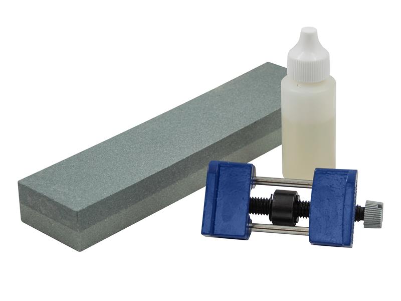 Faithfull FAIOS8CHG Oilstone 200mm & Honing Guide Kit