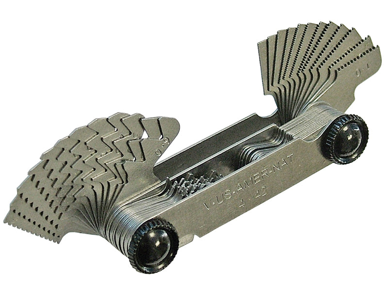 Faithfull FAIPITCHMA Screw Pitch Gauge 55 Metric Amer-Nat