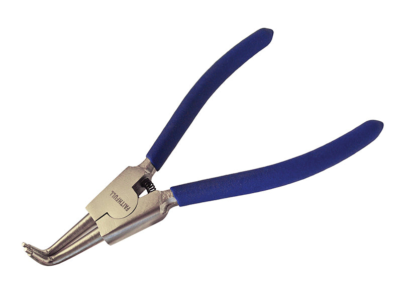 Faithfull FAIPLCIREXTB Circlip Pliers Outside Bent CRV 180mm (7in)