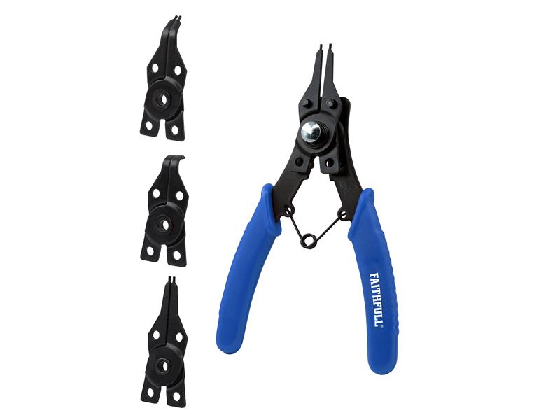Faithfull FAIPLCIRSET Circlip Pliers Set, 5 Piece