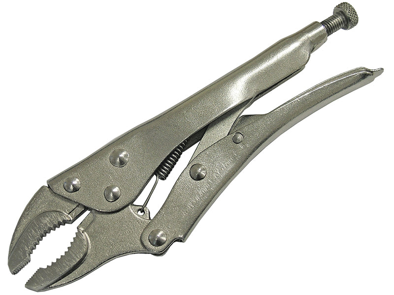Faithfull FAIPLLOCK9 Curved Jaw Locking Pliers 225mm (9in)