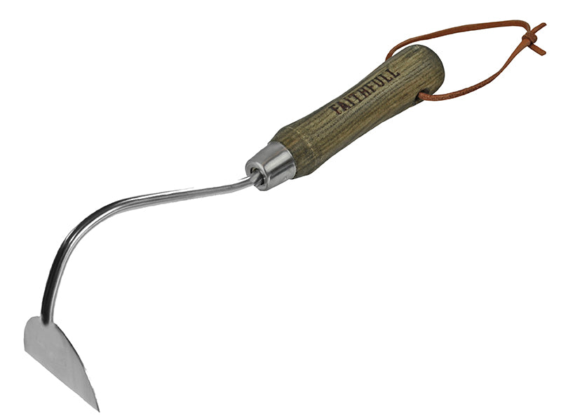 Faithfull FAIPRESHONIO Prestige Stainless Steel Onion Hoe ash Handle