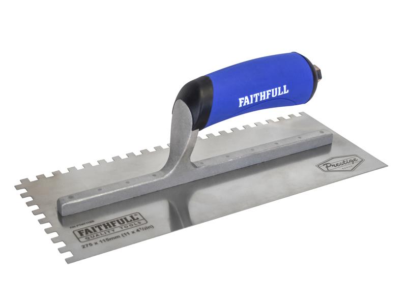 Faithfull FAIPTNT11SS Prestige Notched Trowel