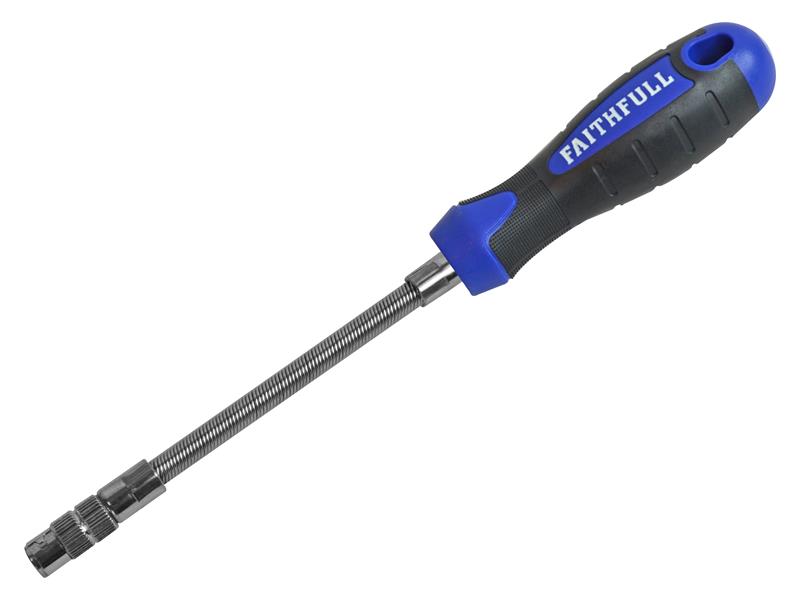 Faithfull FAISDFLEX Flex Drive Screwdriver 6.5mm (1/4in) Magnetic
