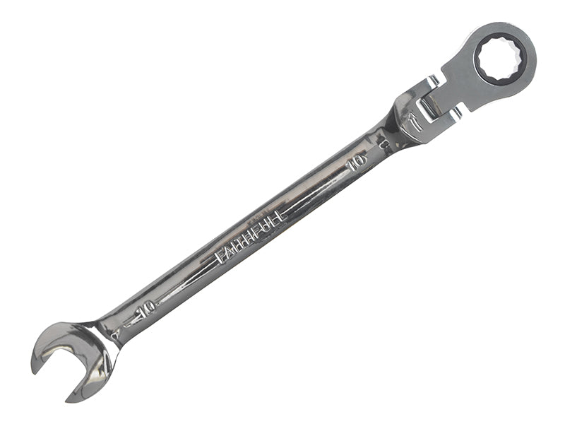 Faithfull FAISPARAT10 Flex Head Ratchet Combination Spanner