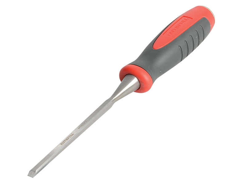 Faithfull FAIWCR6 Bevel Edge Chisel Red Soft Grip 6mm (1/4in)