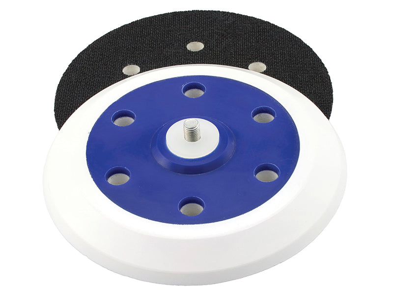 Flexipads World Class FLE32320 Dual Action Sander Pad 150mm GRIP® 6 Holes 5/16 UNF Foam Layer