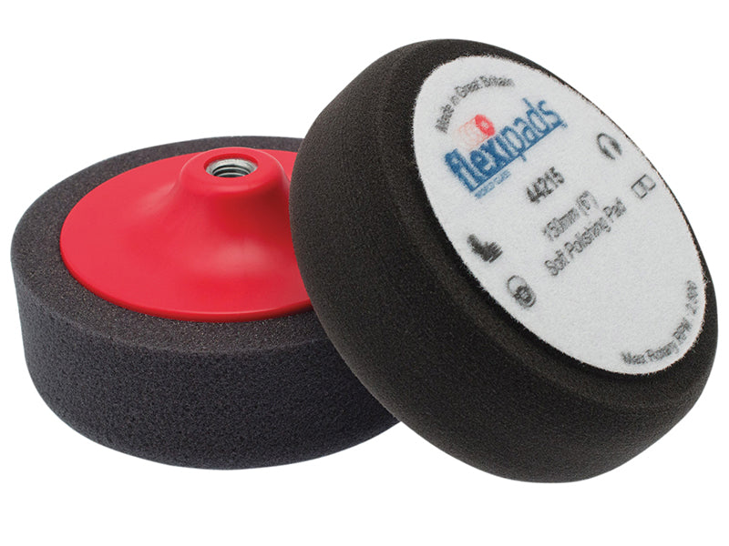 Flexipads World Class FLE44205 Black Polishing Foams