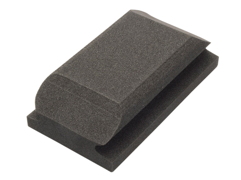 Flexipads World Class FLE56010 Hand Sanding Block Shaped Black 70 x 125mm
