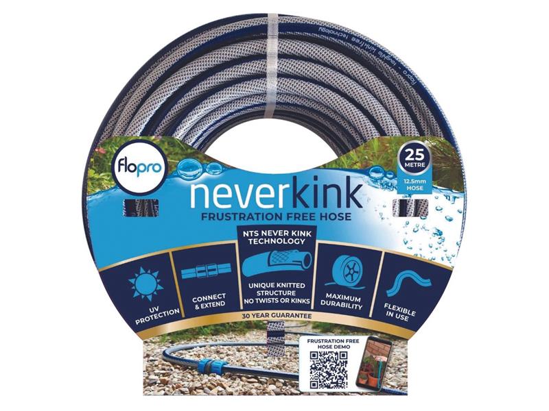 Flopro FLO70309031 Flopro Never Kink Hose 25m + Coupling Connector
