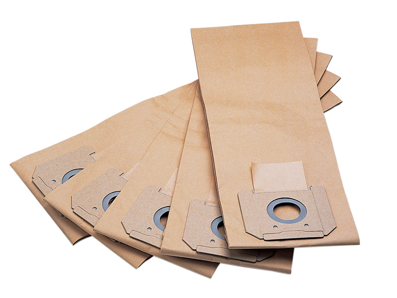 Flex Power Tools FLXFILTBAG Paper Filter Bags (Pack 5)