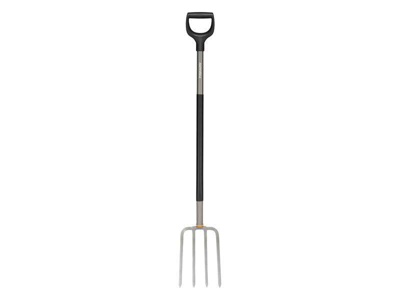 Fiskars FSK1070679 Ergonomic Garden Fork Grey
