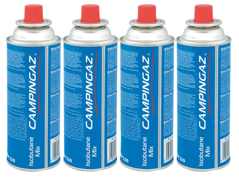 Campingaz® GAZCP250P4 CP250 Isobutane Gas Cartridge 220g Pack of 4