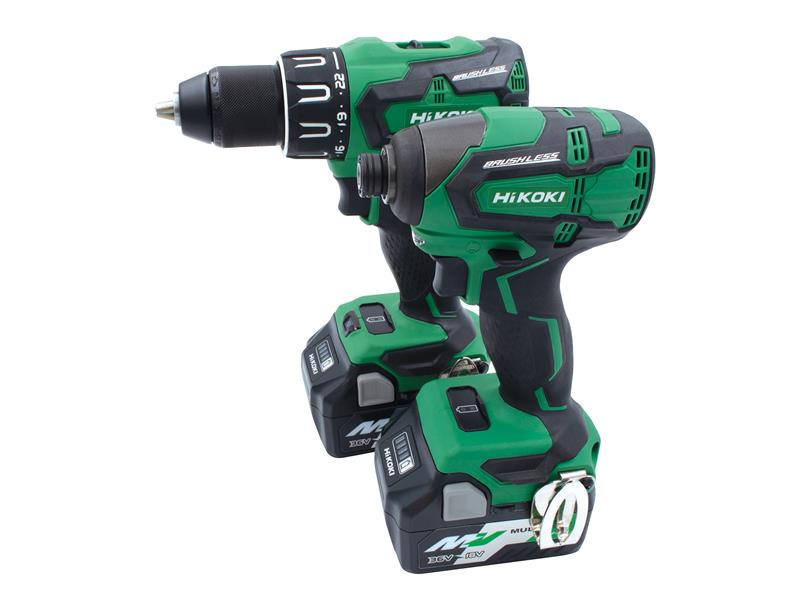 HiKOKI HIKKC18DBFL2 KC18DBFL2JDZ Twin Pack 18V 2 x Multi Volt Li-ion