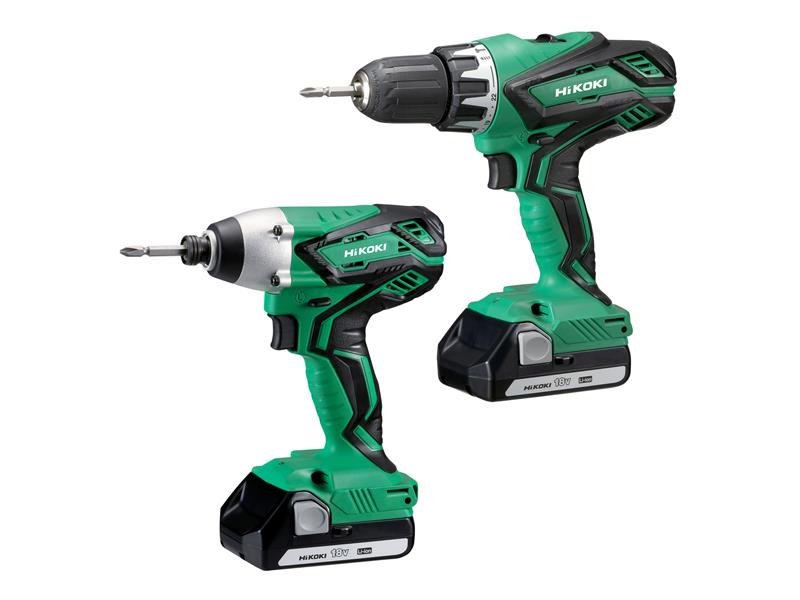 HiKOKI HIKKC18DGLJA KC18DGLJAZ Twin Pack 18V 2 x 1.5Ah Li-ion
