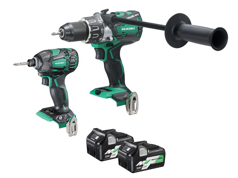 HiKOKI HIKKC18DPLJA KC18DPLJAZ Twin Pack 18V 2 x Multi Volt Li-ion
