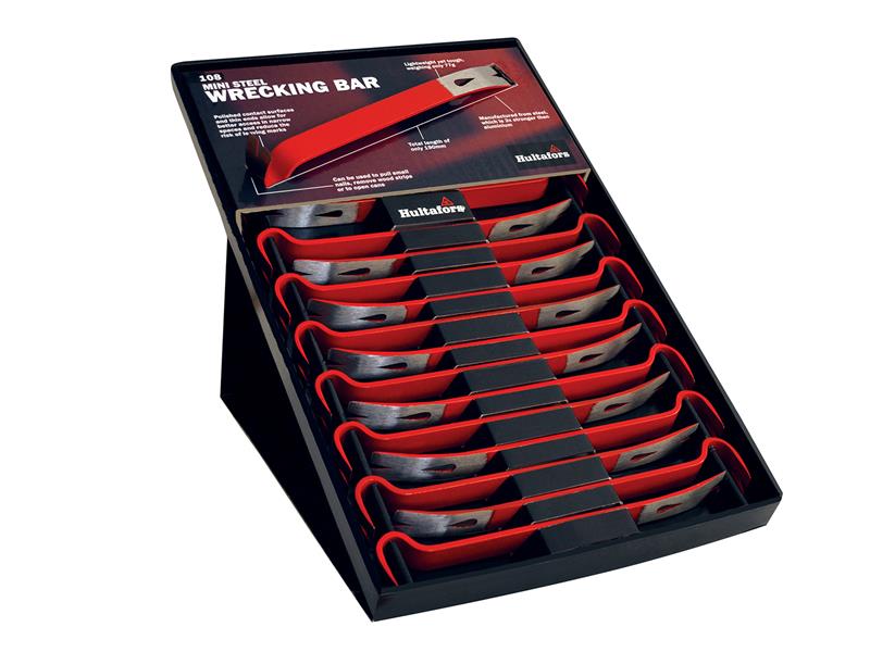 108 Mini Wrecking Bar Display 20 Piece