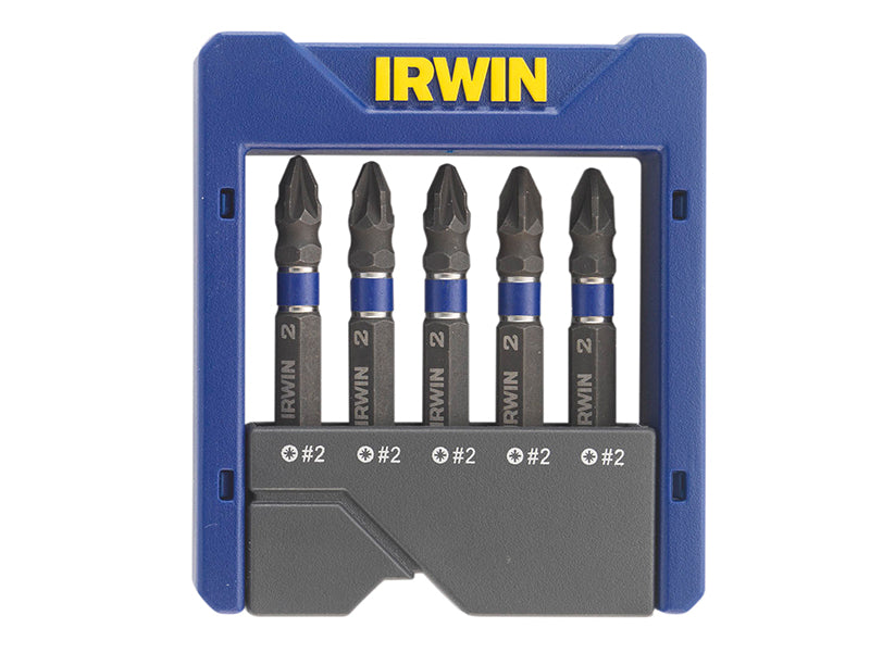 IRWIN® IRW1923435 Pozidriv Impact Screwdriver Pocket Bit Set, 5 Piece