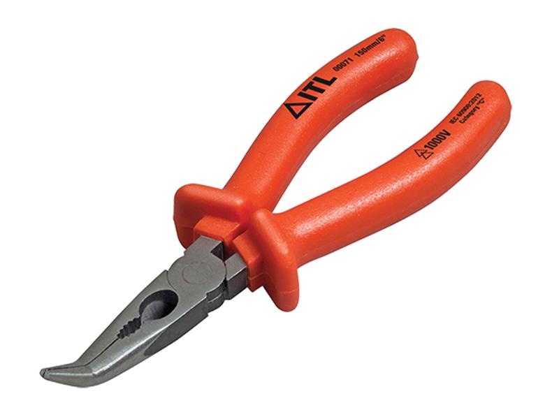 ITL Insulated ITL00071 Insulated Bent Nose Pliers 150mm