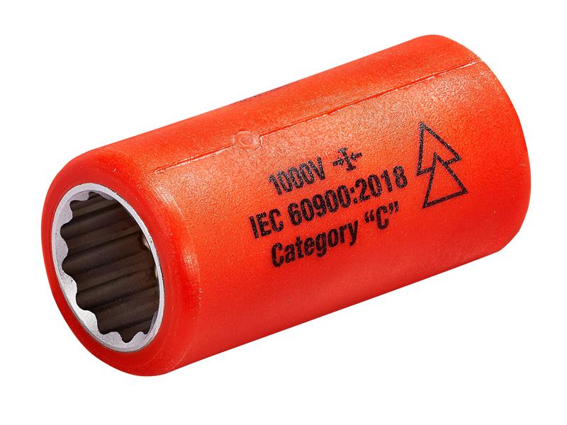 ITL Insulated ITL01720 Insulated Socket, 3/8in Drive