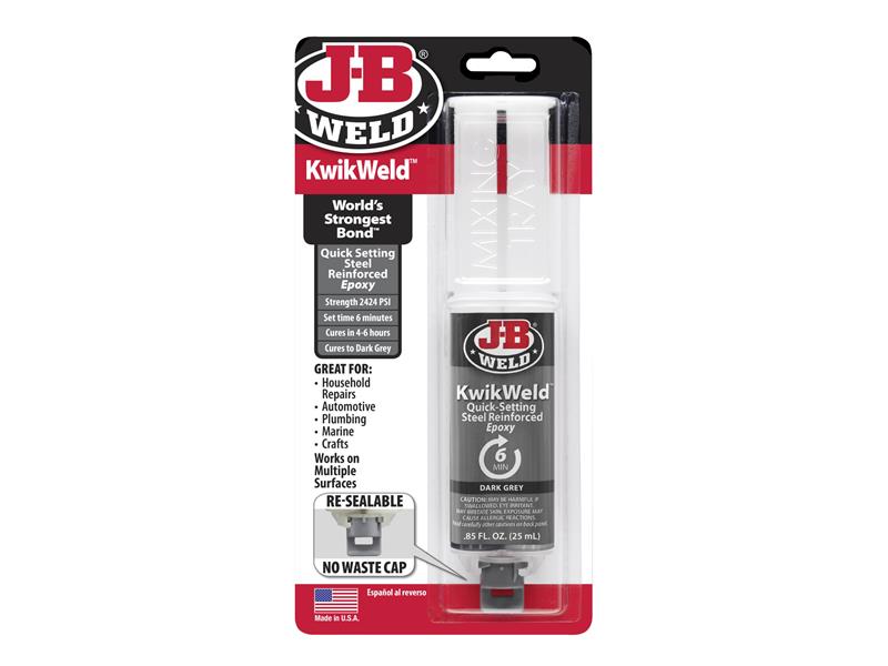 J-B Weld JBW50176UK KwikWeld™ Epoxy Syringe 25ml