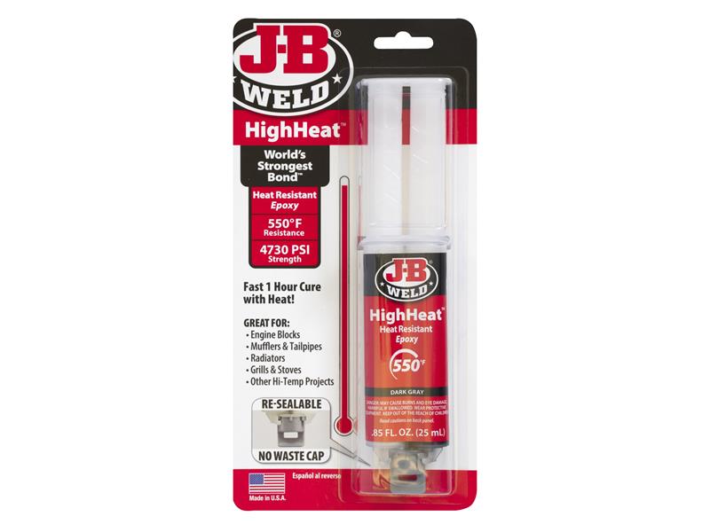 J-B Weld JBW50197UK HighHeat™ Epoxy Syringe 25ml