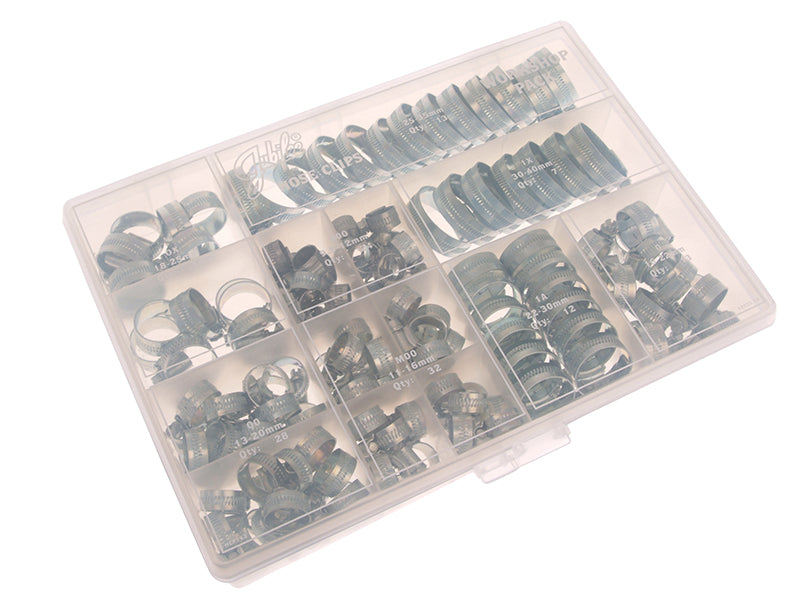 Jubilee® JUBHCP Workshop Pack 143 Assorted Hose Clips (Mild Steel)