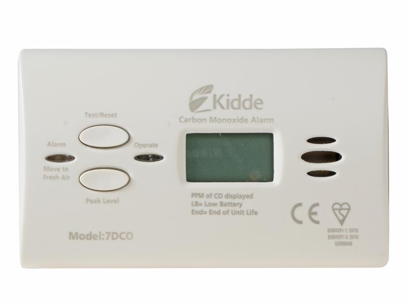Kidde KID7DCOC K7DCO Digital Carbon Monoxide Alarm (10-Year Sensor)